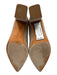 Marc Fisher Shoe Size 8M Tan Suede Pointed Toe Block Heel Shoes Tan / 8M