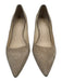 Marc Fisher Shoe Size 8M Tan Suede Pointed Toe Block Heel Shoes Tan / 8M