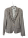 Boss Hugo Boss Size 2/6 Taupe Virgin Wool Blend Blazer 2 button Pencil Skirt Set Taupe / 2/6