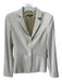 Boss Hugo Boss Size 6 Cream Virgin Wool Blend Blazer Back Zip 2 Button Dress Set Cream / 6