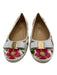 Salvatore Ferragamo Shoe Size 9 C White, Pink & Multi Leather Round Toe Flats White, Pink & Multi / 9 C