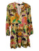 J. Crew Size M White & Multi Cotton Flora & Fauna Safari Animals Print Dress White & Multi / M