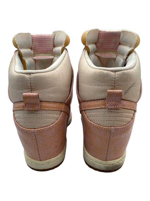 Nike Shoe Size 9.5 Mixed Pinks Textile & Leather Upper High Top Wedge Sneakers Mixed Pinks / 9.5