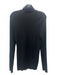 Gucci Size XL Black Cashmere Ribbed Turtleneck Long Sleeve Top Black / XL