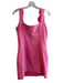 Elliatt Size XL Pink Polyester & Spandex Floral Applique Square Neck Dress Pink / XL