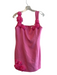 Elliatt Size XL Pink Polyester & Spandex Floral Applique Square Neck Dress Pink / XL