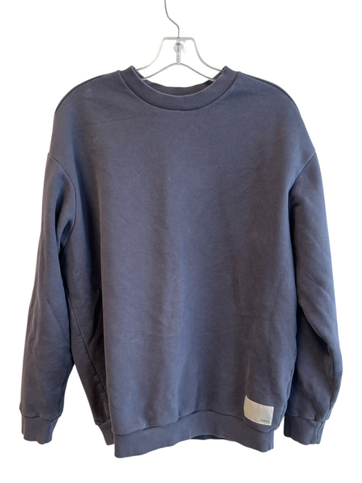 Vuori Size S Gray Organic Cotton Blend Solid Crew Neck Pullover Sweatshirt Gray / S