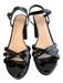 Stuart Weitzman Shoe Size 8 Black Patent Leather Strappy Adjustable Shoes Black / 8