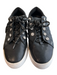 Kurt Geiger Shoe Size 40 Black Leather Diamond Quilted Rhinestone Lace Up Shoes Black / 40