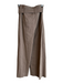 Theory Size 0 Brown Linen Blend Belted High Rise Zip Fly Wide Leg Pants Brown / 0