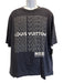 Louis Vuitton Size L Blue & White Cotton Blend logo T shirt Crew Short Sleeve Blue & White / L