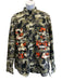 Givenchy Size 43 Green Cotton Blend Digital Camo Button Up Long Sleeve Shirt Green / 43