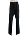 Valentino Size 34 Black Cotton Blend Solid Skinny Studs Men's Pants Black / 34