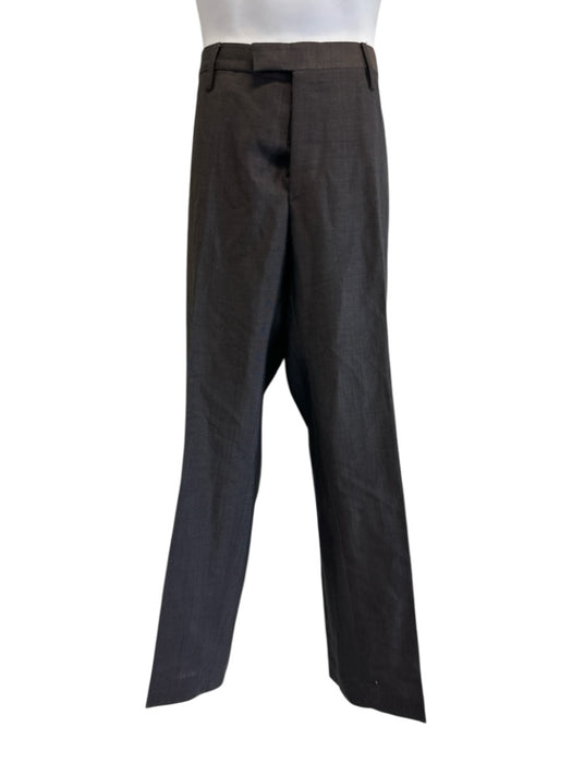 Gucci Size 56 Brown Wool Blend Solid Dress Men's Pants Brown / 56