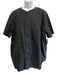 Givenchy NWT Size 44 Black Cotton Solid Button Up Men's Short Sleeve Black / 44