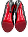 Christian Louboutin Shoe Size 40 Black Leather Rouched Peep Toe Stiletto Booties Black / 40