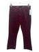 AG Size 26 Burgundy Poly Velvet Bootcut High Rise Pants Burgundy / 26