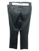 Proenza Schouler Size 6 Grey Leather Flare Hem Mid Rise Pants Grey / 6