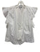 Ganni Size 40 White Cotton Ruffle Cap Sleeve Wrap Top White / 40
