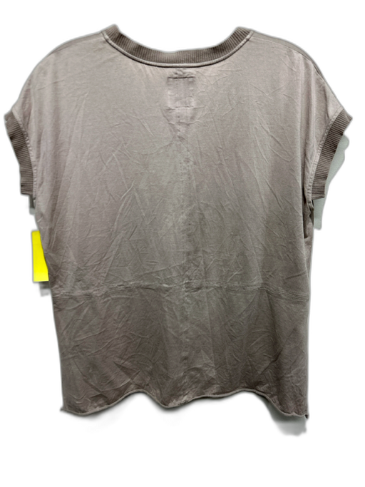 Go > Go Silk Size S Brown Silk V Neck Sleeveless Satin Top Brown / S