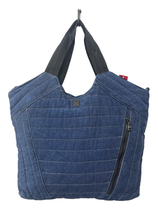 Think Royln Blue Denim Tote Bag Blue / Large