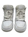 Nike Air Jordan Shoe Size 8 AS IS White Leather Lace Up High Top Sneakers White / 8