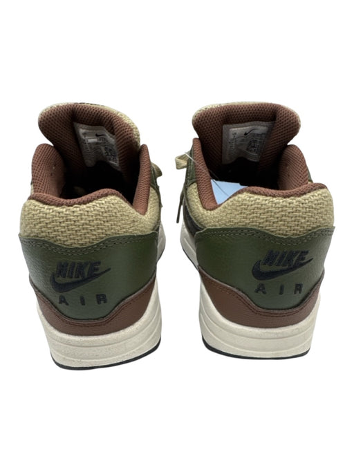 Nike Shoe Size 8.5 Green, Brown, Cream Leather Fabric Low Top Sneakers Green, Brown, Cream / 8.5