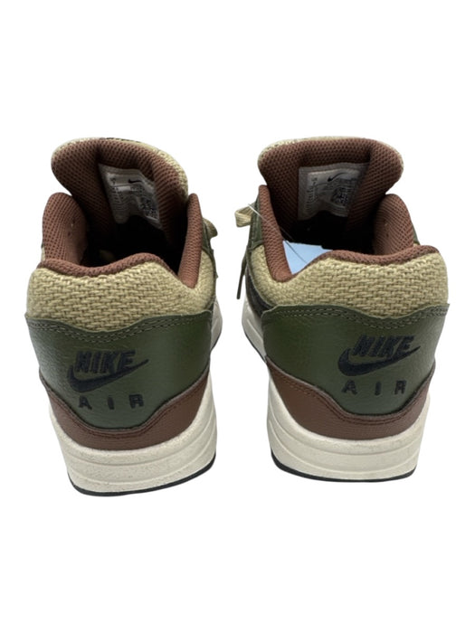 Nike Shoe Size 8.5 Green, Brown, Cream Leather Fabric Low Top Sneakers Green, Brown, Cream / 8.5