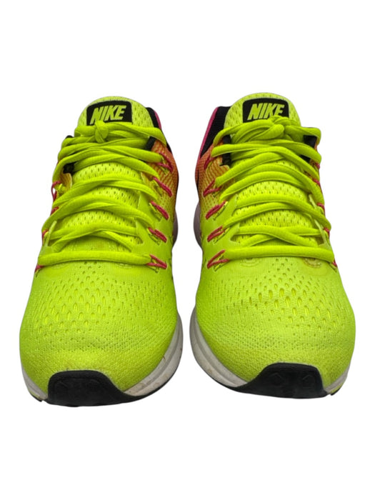 Nike Shoe Size 8 neon yellow, pink, black Synthetic Mesh Gradient Sneakers neon yellow, pink, black / 8