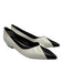 Tory Burch Shoe Size 8.5 White & Black Leather Low Heel Pointed Toe Flats White & Black / 8.5