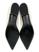 Tory Burch Shoe Size 8.5 White & Black Leather Low Heel Pointed Toe Flats White & Black / 8.5