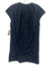 Ann Mashburn Size XS Navy Blue Cotton Sleeveless Pleated Back Keyhole Dress Navy Blue / XS