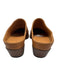 Tecovas Shoe Size 8 Brown Leather Almond Toe Gradient Embroidered Mules Brown / 8