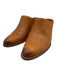 Tecovas Shoe Size 8 Brown Leather Almond Toe Gradient Embroidered Mules Brown / 8