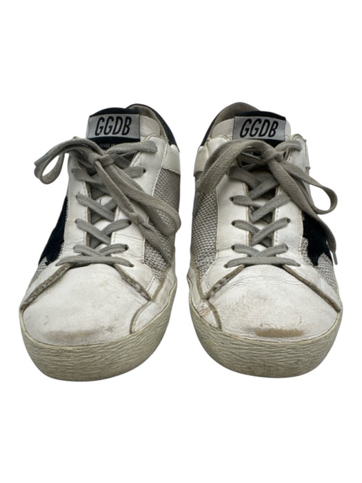 Golden Goose Shoe Size 39 White & Black Leather Upper Lace Up Star Sneakers White & Black / 39