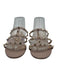 Valentino Garavani Shoe Size 39 Blush Beige Leather open toe Rockstud Sandals Blush Beige / 39