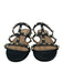 Valentino Garavani Shoe Size 39 Black Leather open toe Rock Studs Cage Sandals Black / 39