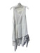 COS Size 8 White Cotton Round Neck Sleeveless Hi Lo Pull Over Dress White / 8