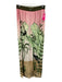 Scotch & Soda Size S Pink, Green & Multi Print Viscose Elastic Waist Pants Pink, Green & Multi Print / S