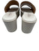Cordani Shoe Size 37 White Leather Peep Toe Platform cork Sandals White / 37