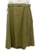 Mare Mare x Anthropologie Size L Green Cotton & Viscose Pleats Pockets Skirt Green / L