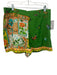 Anna Cate Size L Green & Multi Viscose & Cotton All Over Print Back Zip Shorts Green & Multi / L