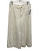 Pilcro Size 28 White Cotton High Rise Zip Up Wide Leg Trumpet Jeans White / 28