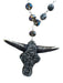 No Brand Silver & Multi Stones Crystal Bull Rhinestones Necklace Silver & Multi