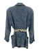 By Anthropologie Size S Blue, Black, White Cotton Blend Woven Long Sleeve Jacket Blue, Black, White / S
