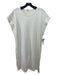 Rag & Bone Size S/P Cream Cotton Pockets seam detail Sleeveless Mini Dress Cream / S/P