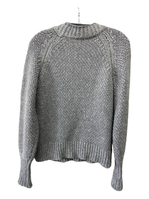 Veronica Beard Size XS Gray Acrylic Blend V Neck Long Sleeve Sweater Gray / XS