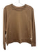 Vuori Size Small Tan Brown Polyester Blend Long Sleeve Ribbed Top Tan Brown / Small
