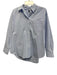 J Crew Size XS Blue Cotton Long Sleeve Button Front Collar Patch Pocket Top Blue / XS