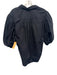 Citizens of Humanity Size XS Black Cotton Half Puff Sleeve Button Front Top Black / XS